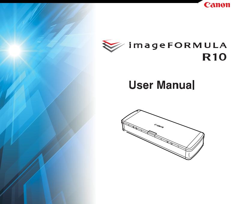 Canon imageFORMULA R10 User Manual