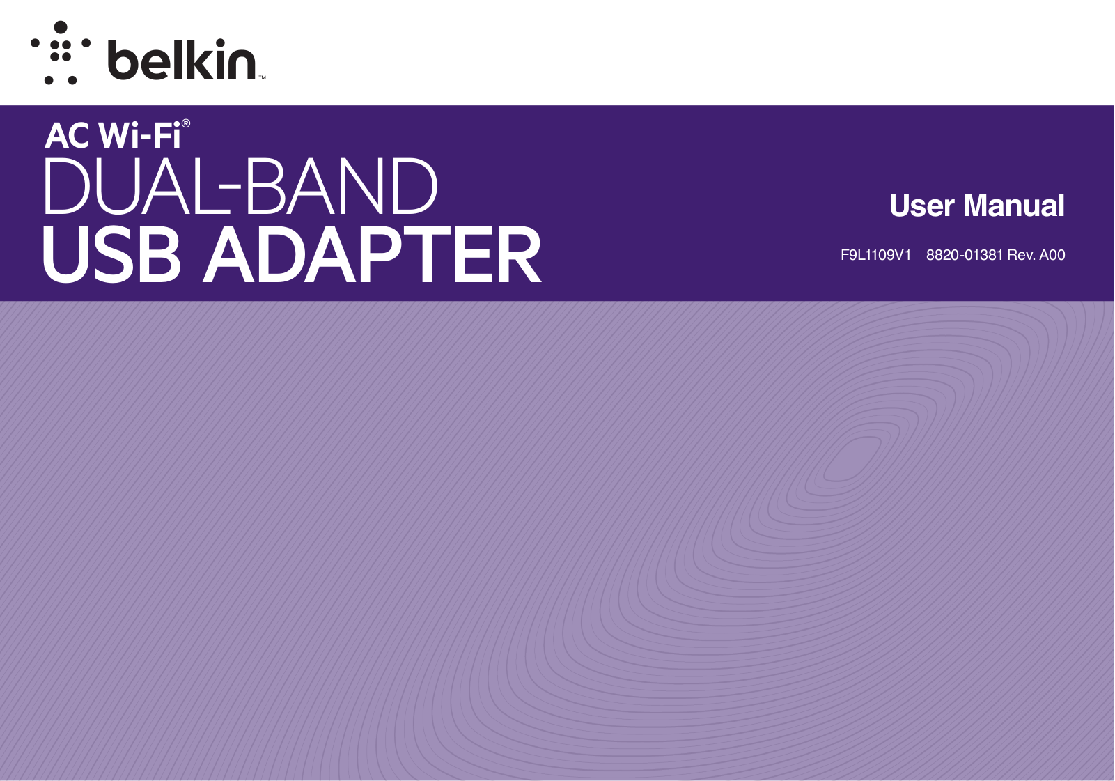 Belkin F9L1109V1 User Manual