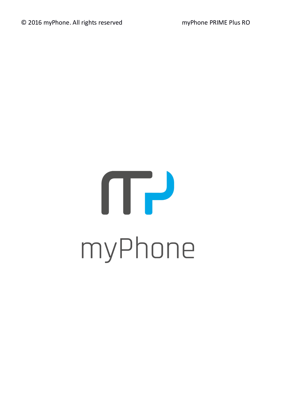 myPhone Prime Plus User guide - ManualMachine.com