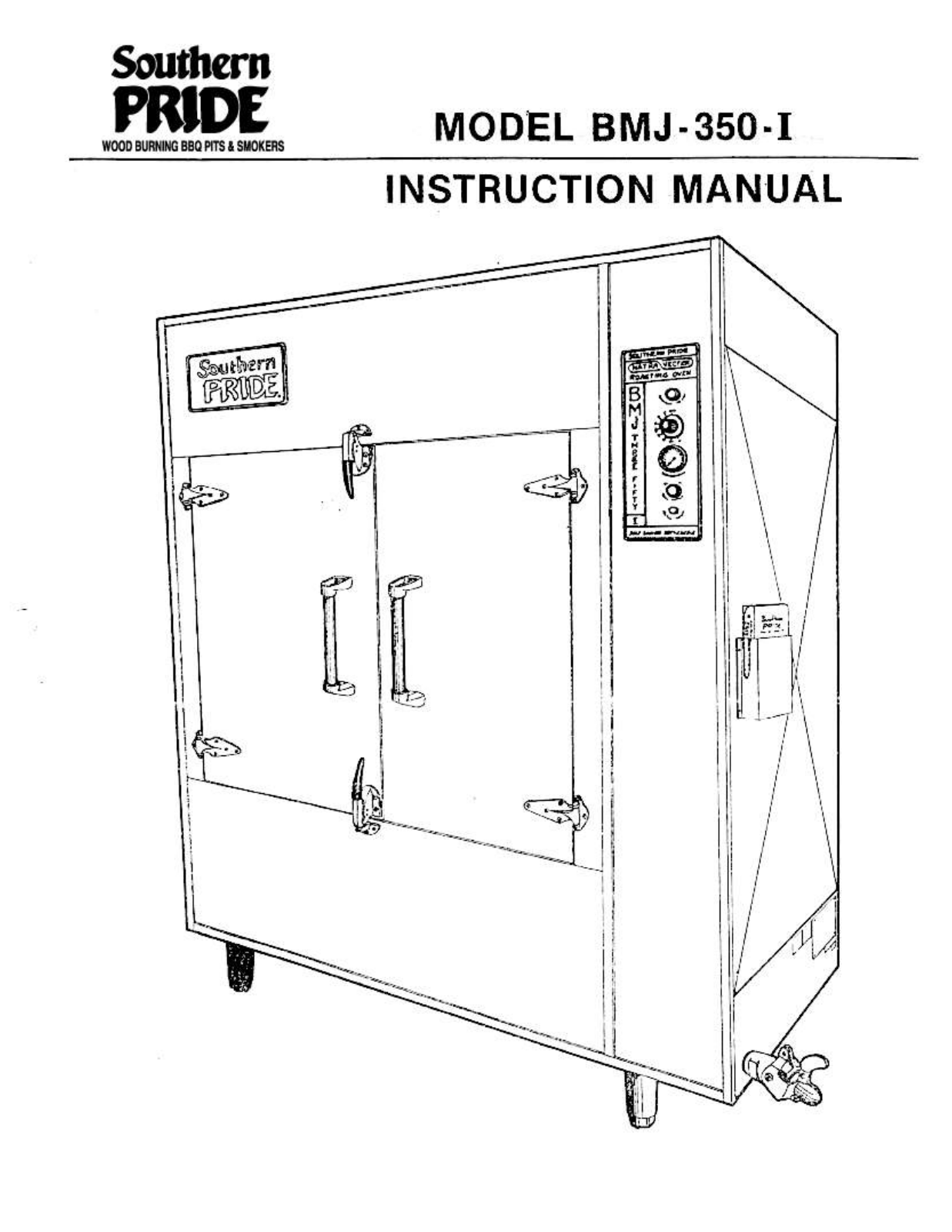 Southern Pride BMJ-350-I Installation  Manual