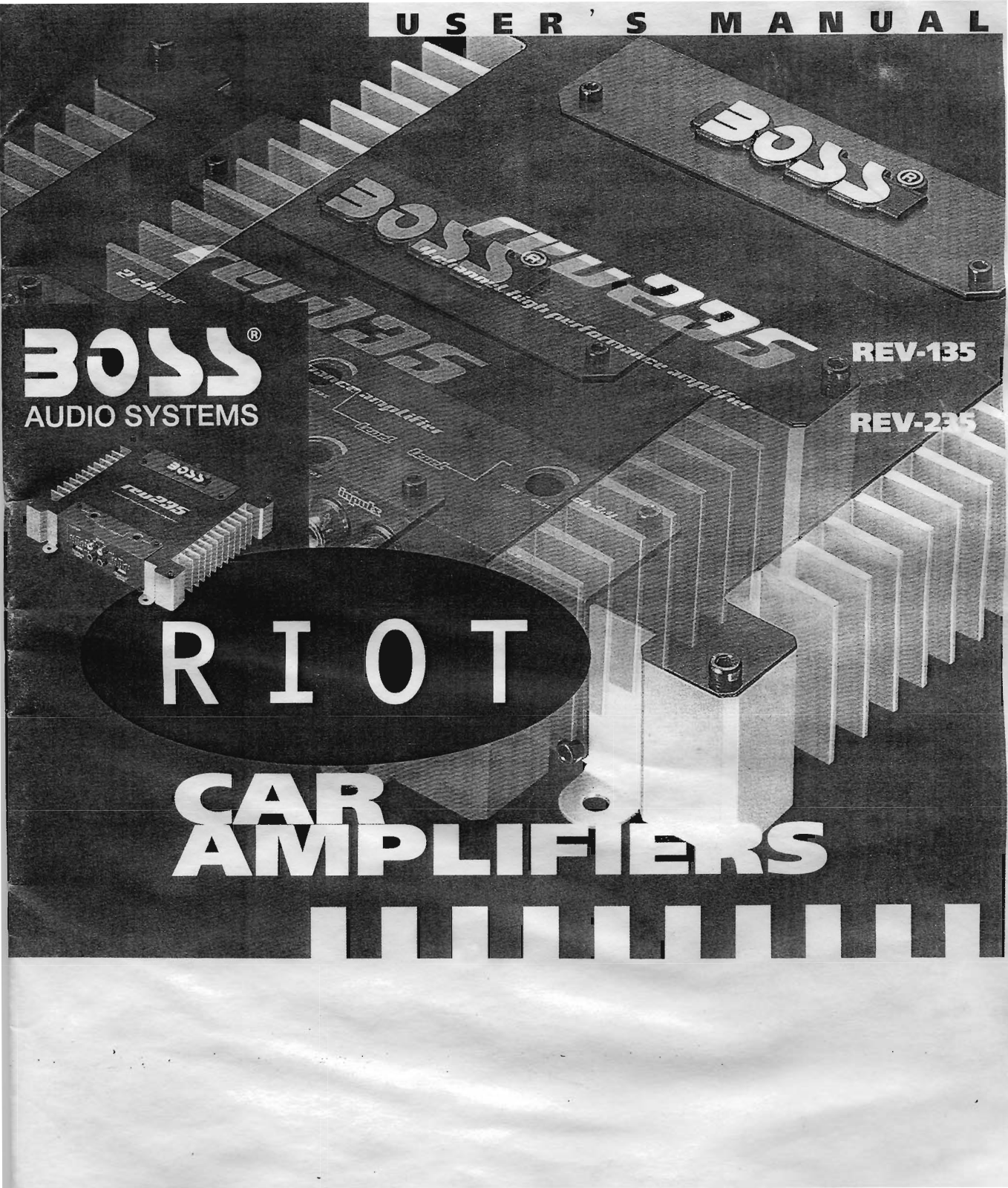 Boss Audio RIOT REV-135, RIOT REV-235 User Manual