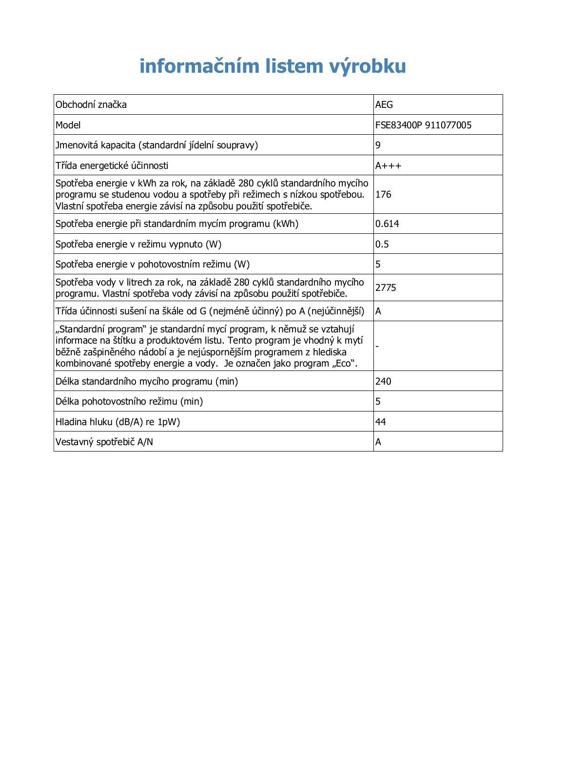 AEG Mastery FSE83400P User Manual