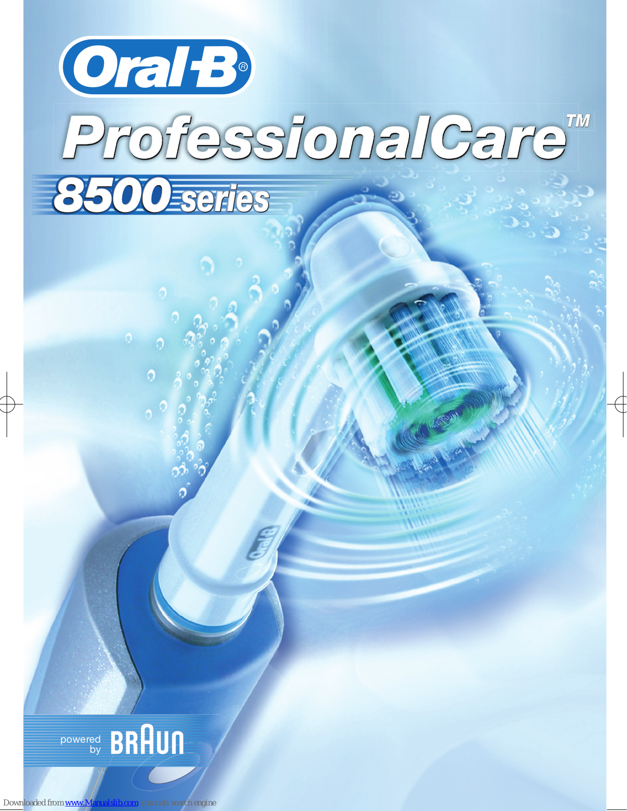 Oral-B ProfessionalCare 8500 Instruction Manual