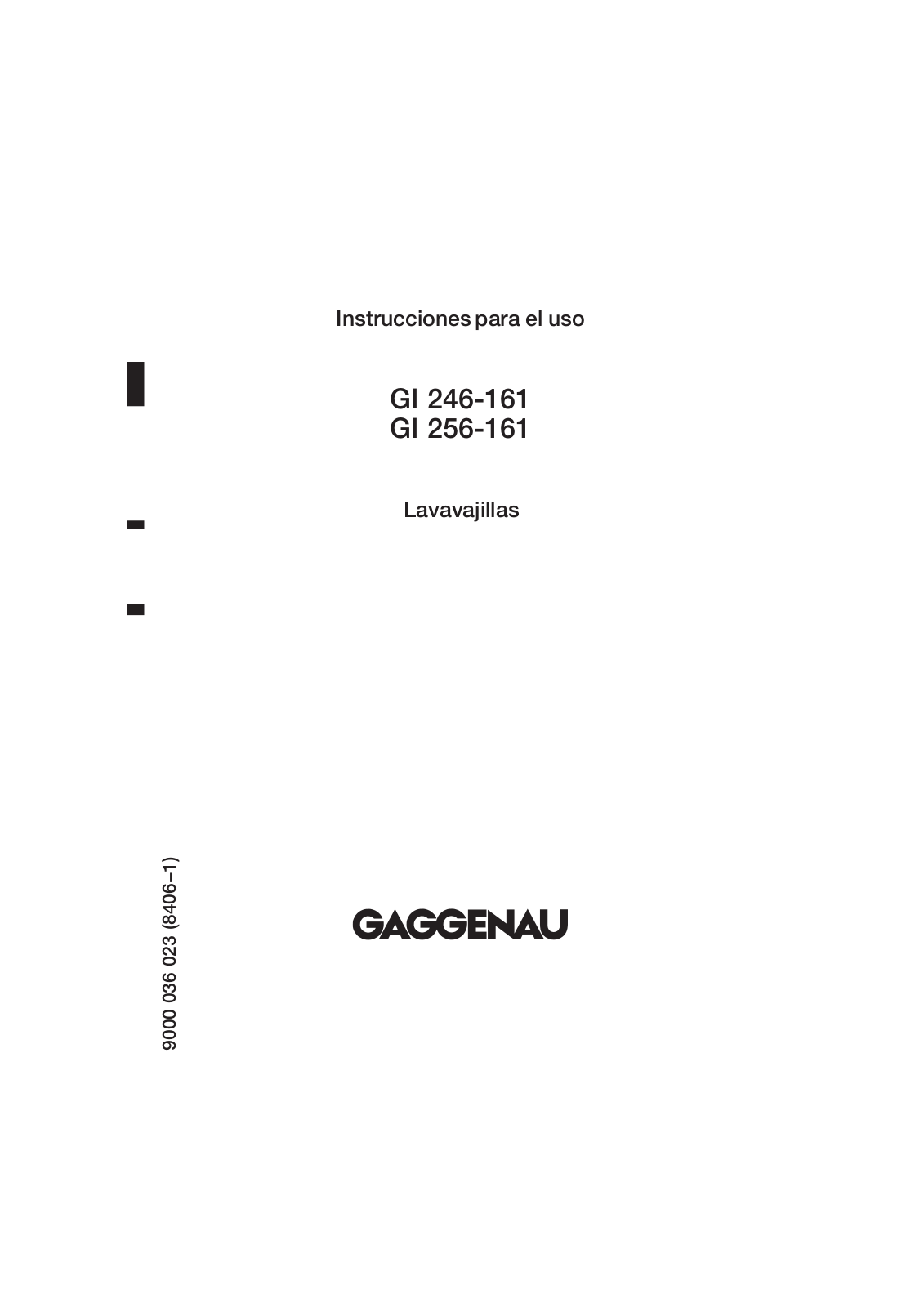 Gaggenau GI256161 User Manual