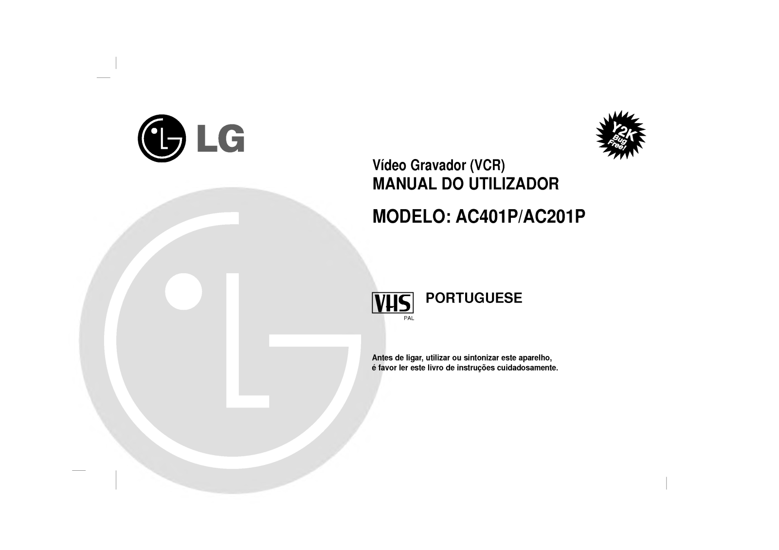 Lg AC201P, AC401P User Manual