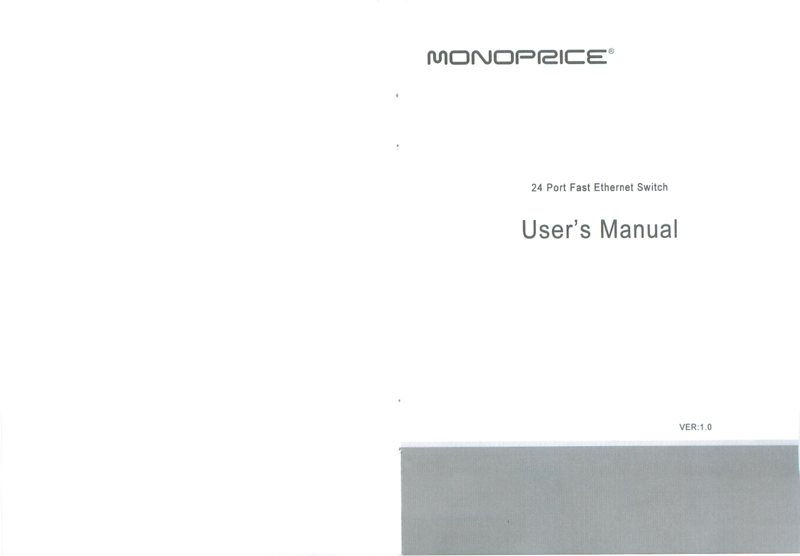 Monoprice 7856 User Manual