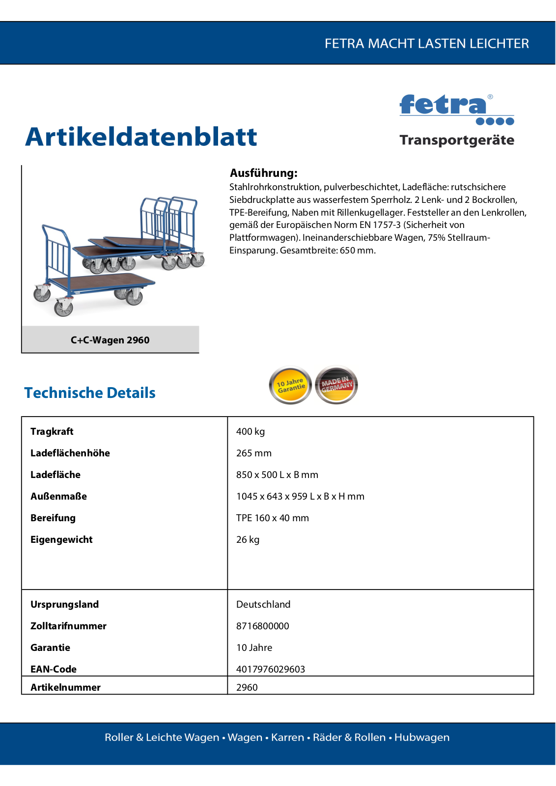 fetra 2960 User Manual - ManualMachine.com