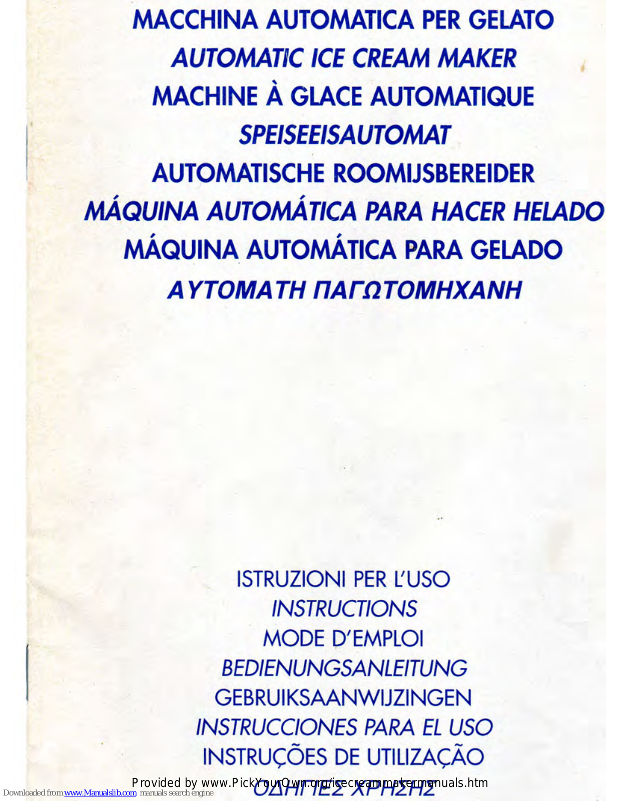 Simac GC5000 User Manual - ManualMachine.com