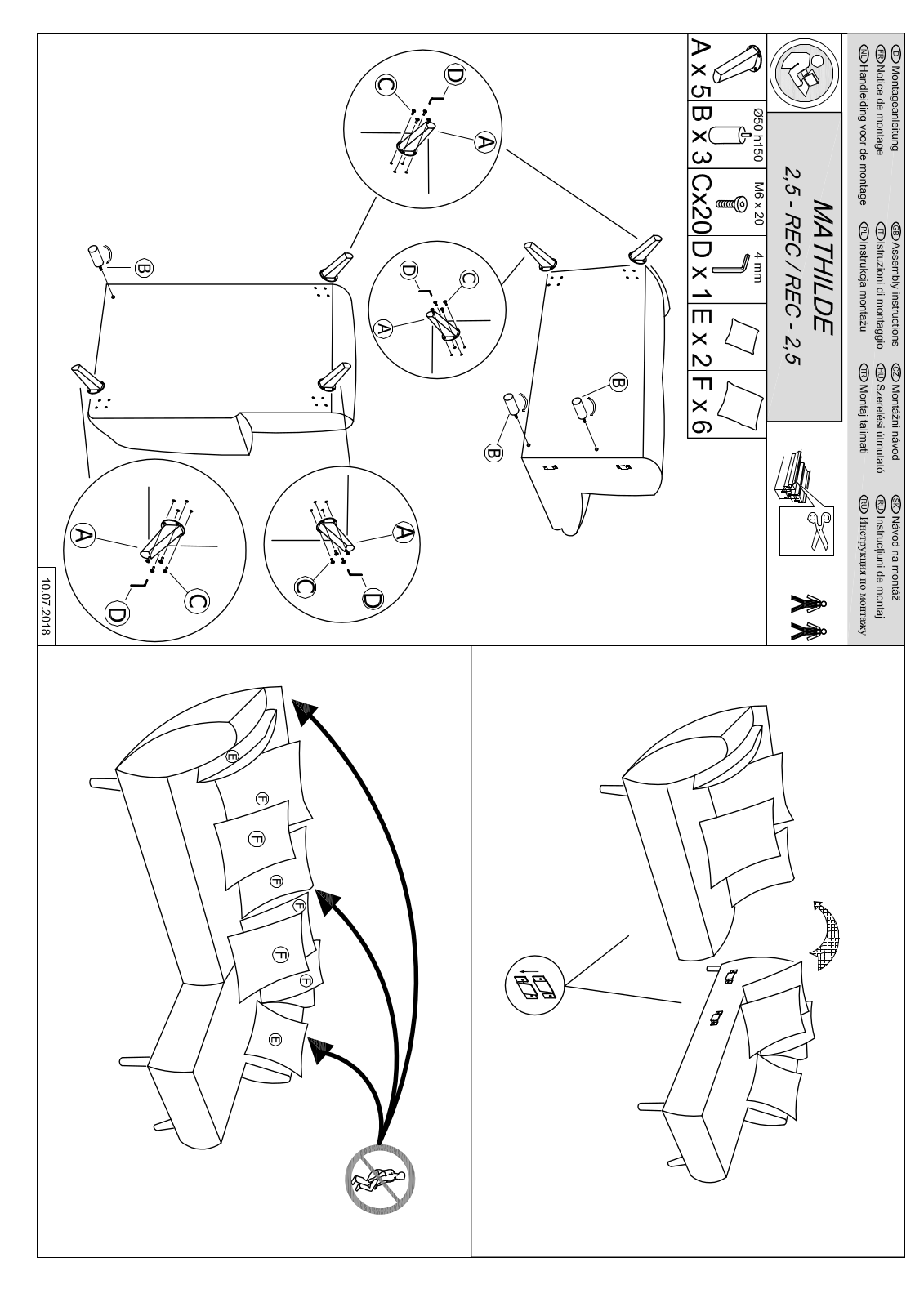 andas Mathilde Assembly instructions