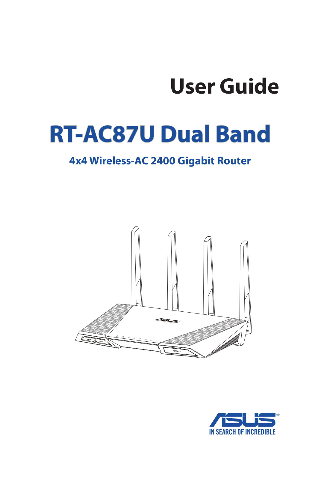 Asus RT-AC87U Dual Band User Guide