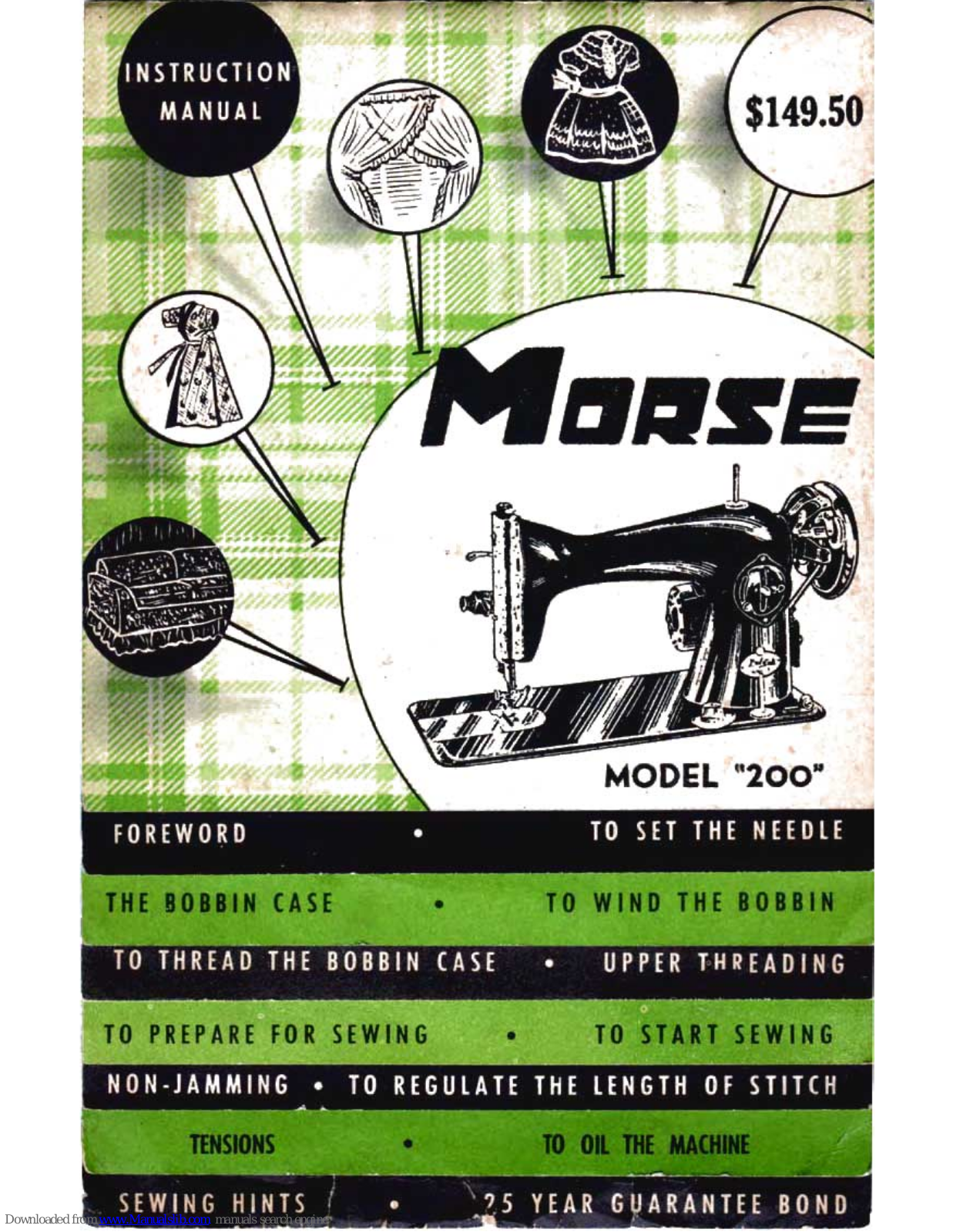 morse 200 Instruction Manual