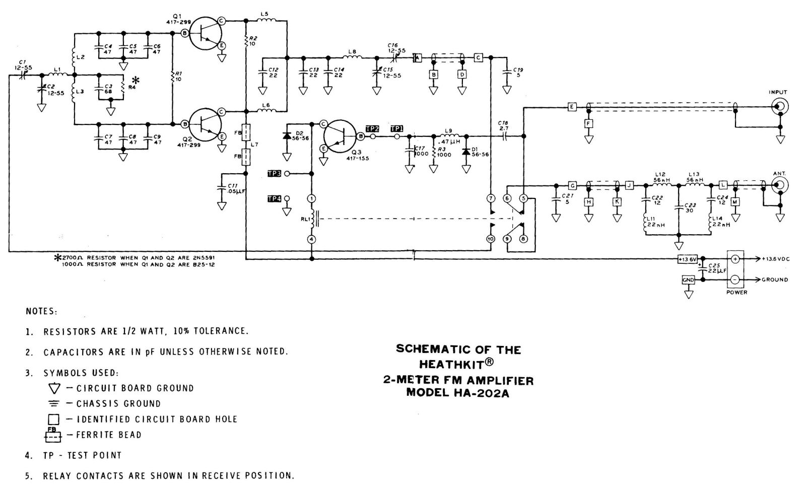 Heathkit HA-202A Schematic