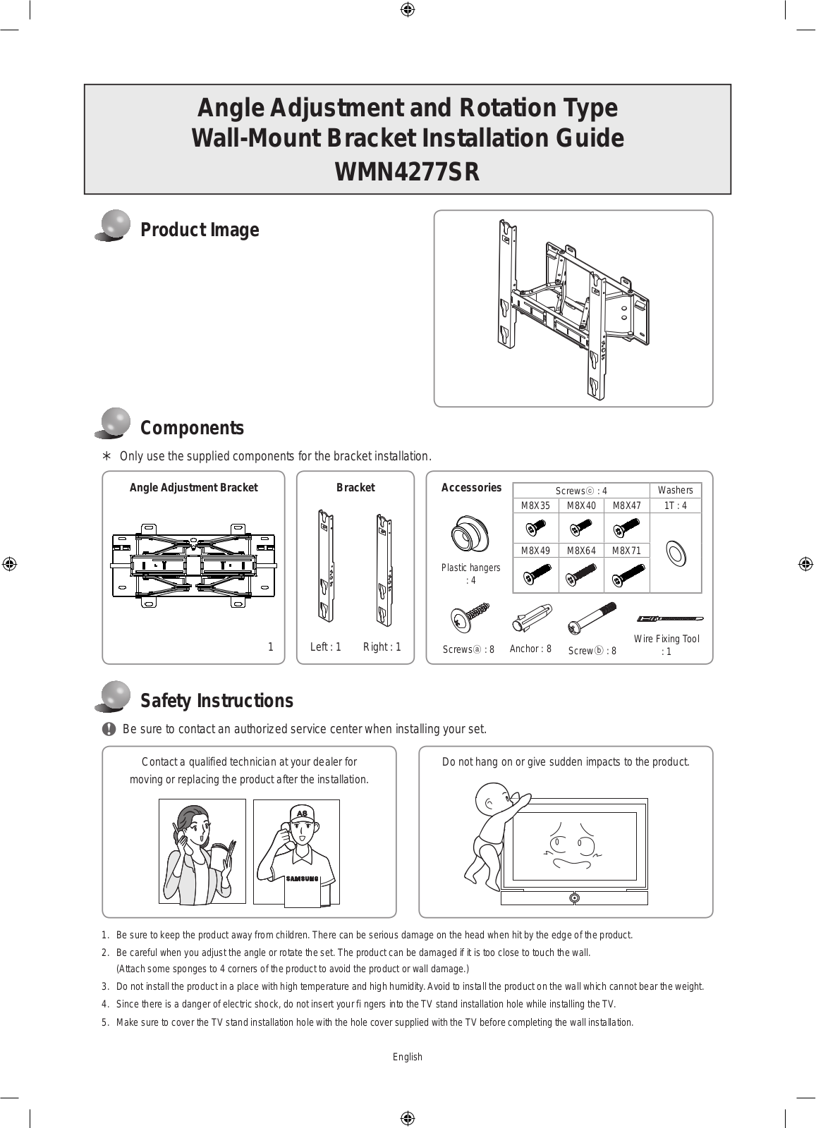 Samsung WMN4277SR User Manual