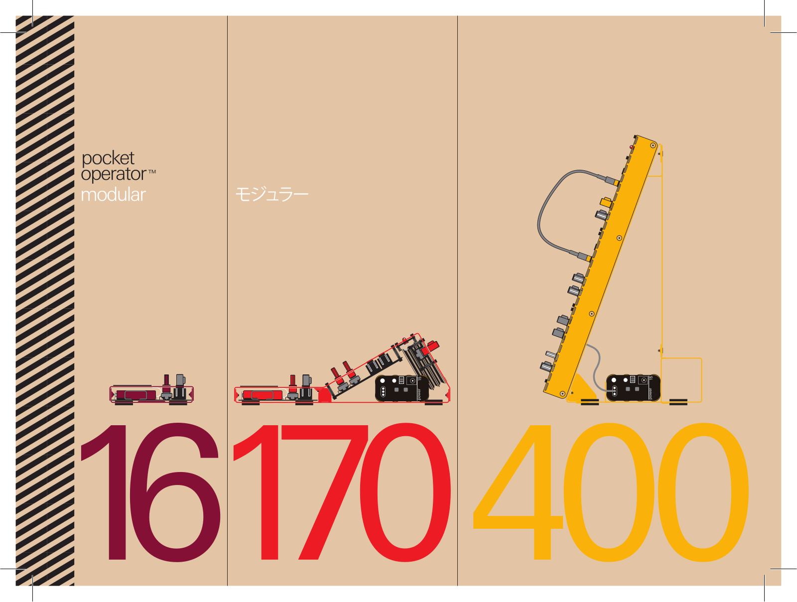 Teenage Engineering PO Modular 16, PO Modular 170 User manual