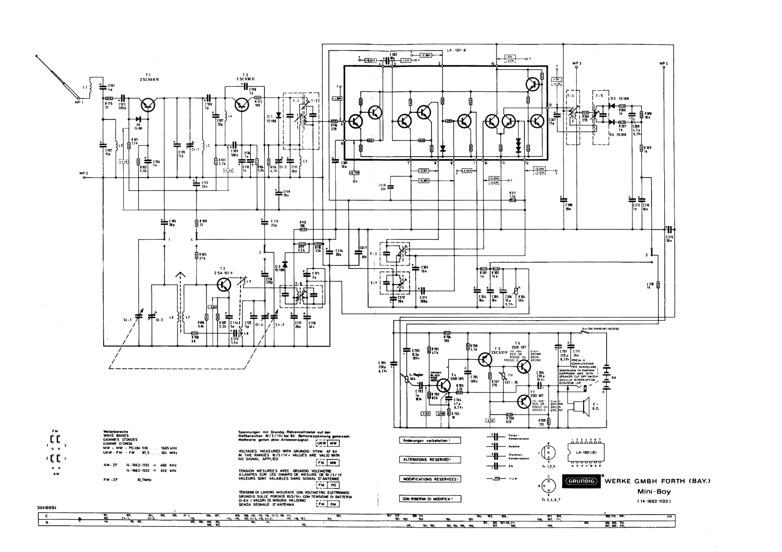 Grundig mini boy schematic