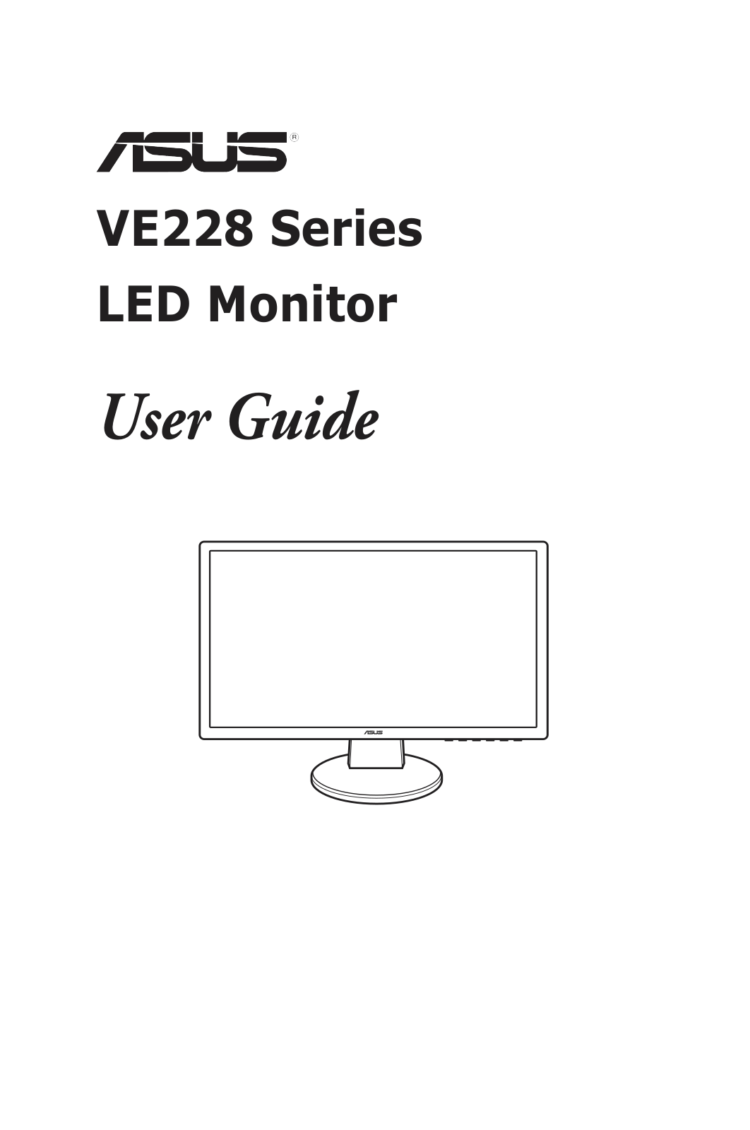 Asus VE228D User Manual