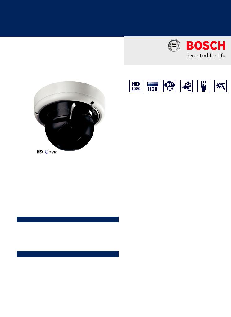 Bosch NDN-932V02-IP Specsheet
