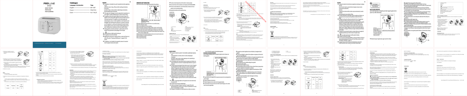 PROLINE DF818 User Manual