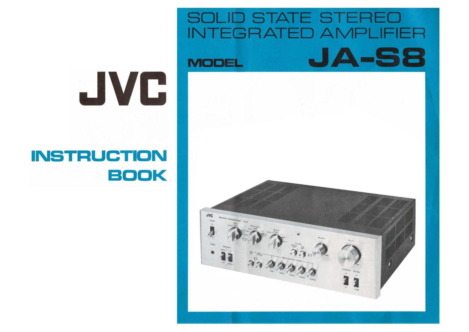 Jvc JA-S8 Owners Manual