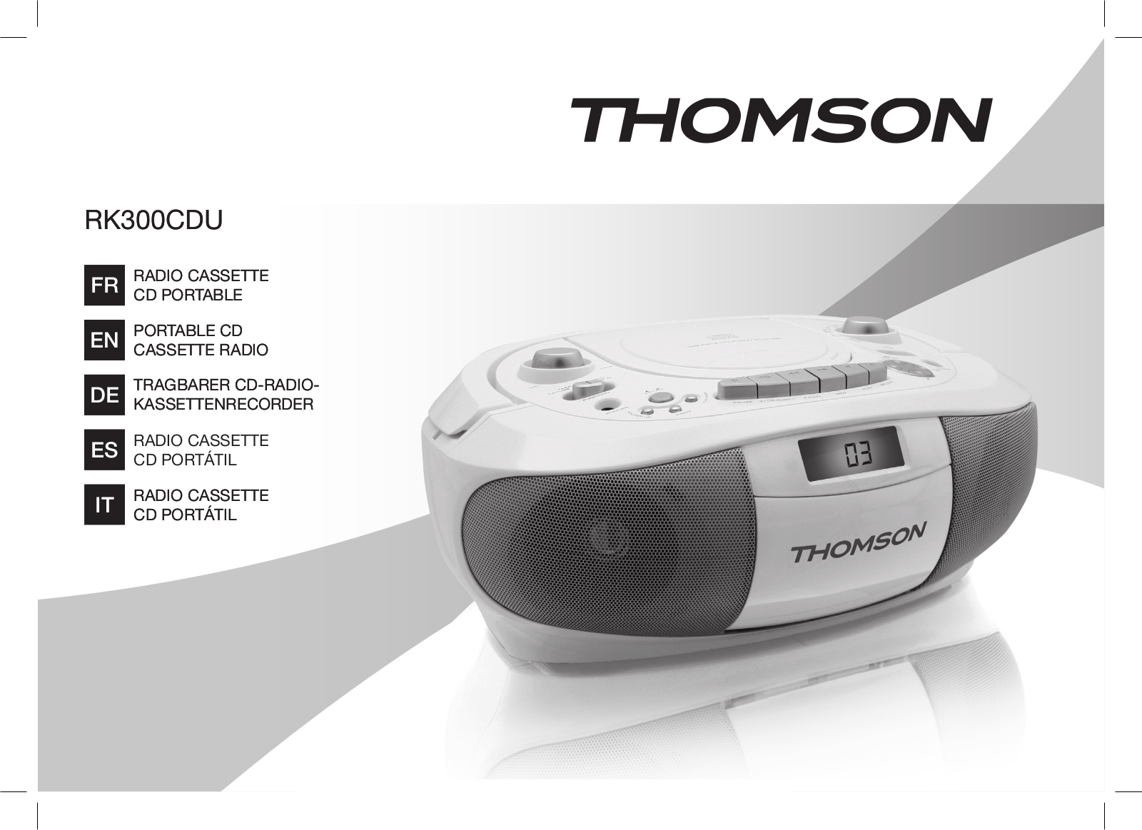 THOMSON RK300CDU User Manual