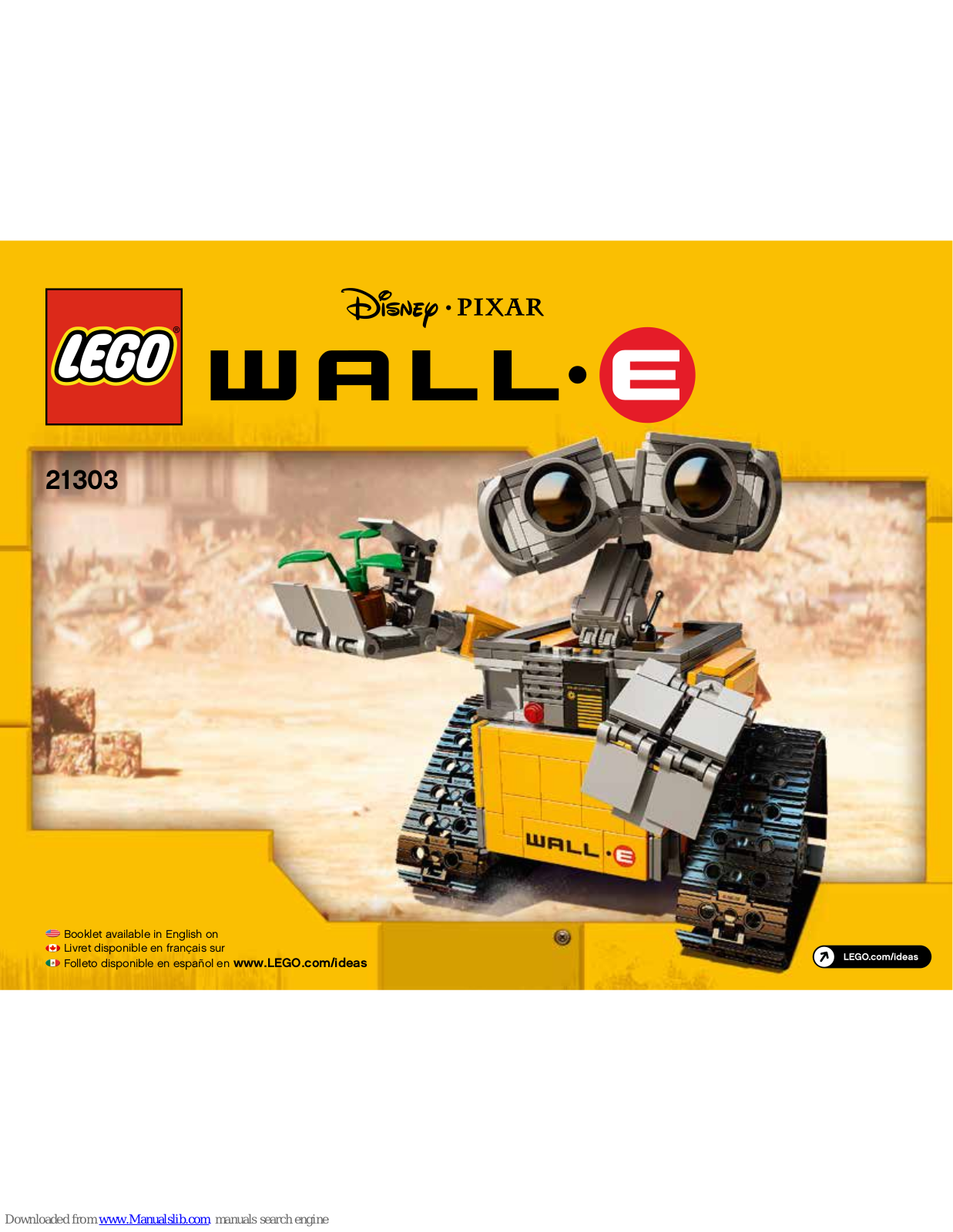 LEGO Wall-E 21303, WALL 21303 Building Instructions