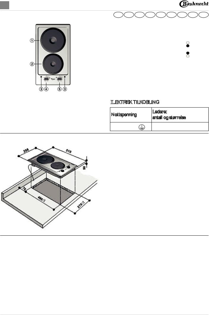 BAUKNECHT ETN 5240 IN User Manual