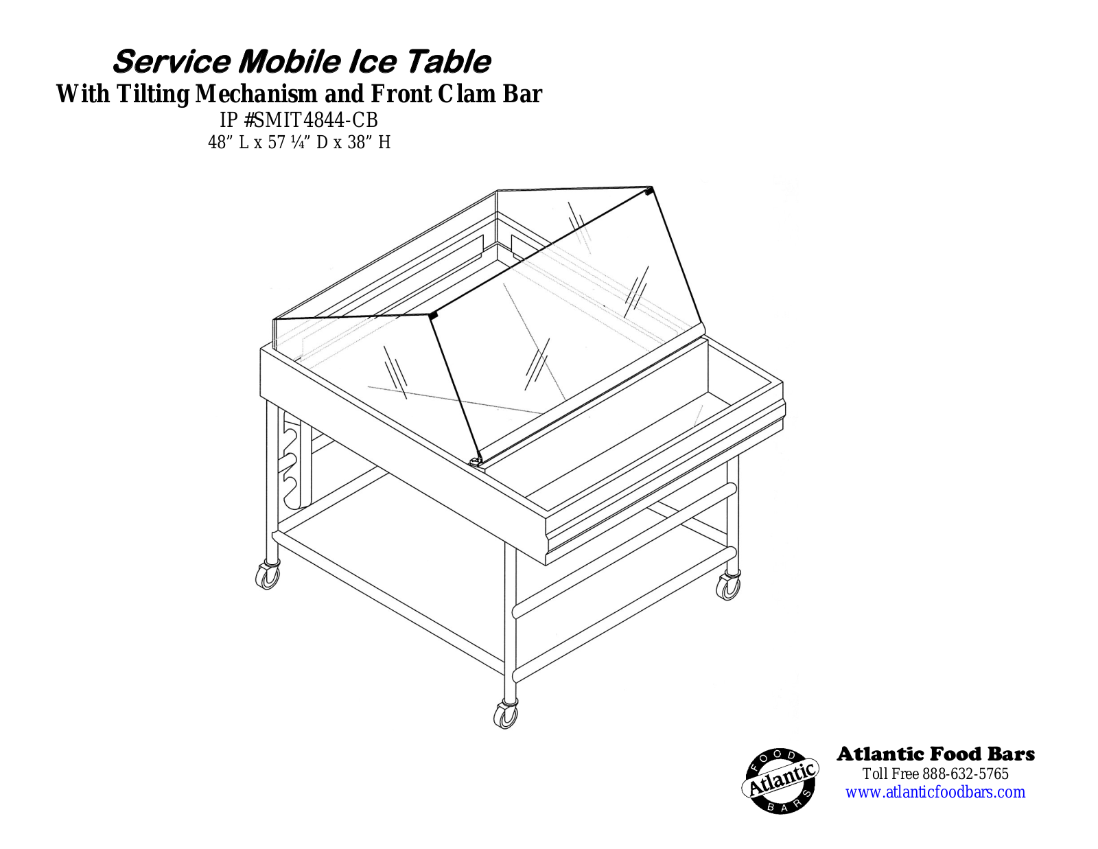 Atlantic Food Bar SMIT4844-CB User Manual