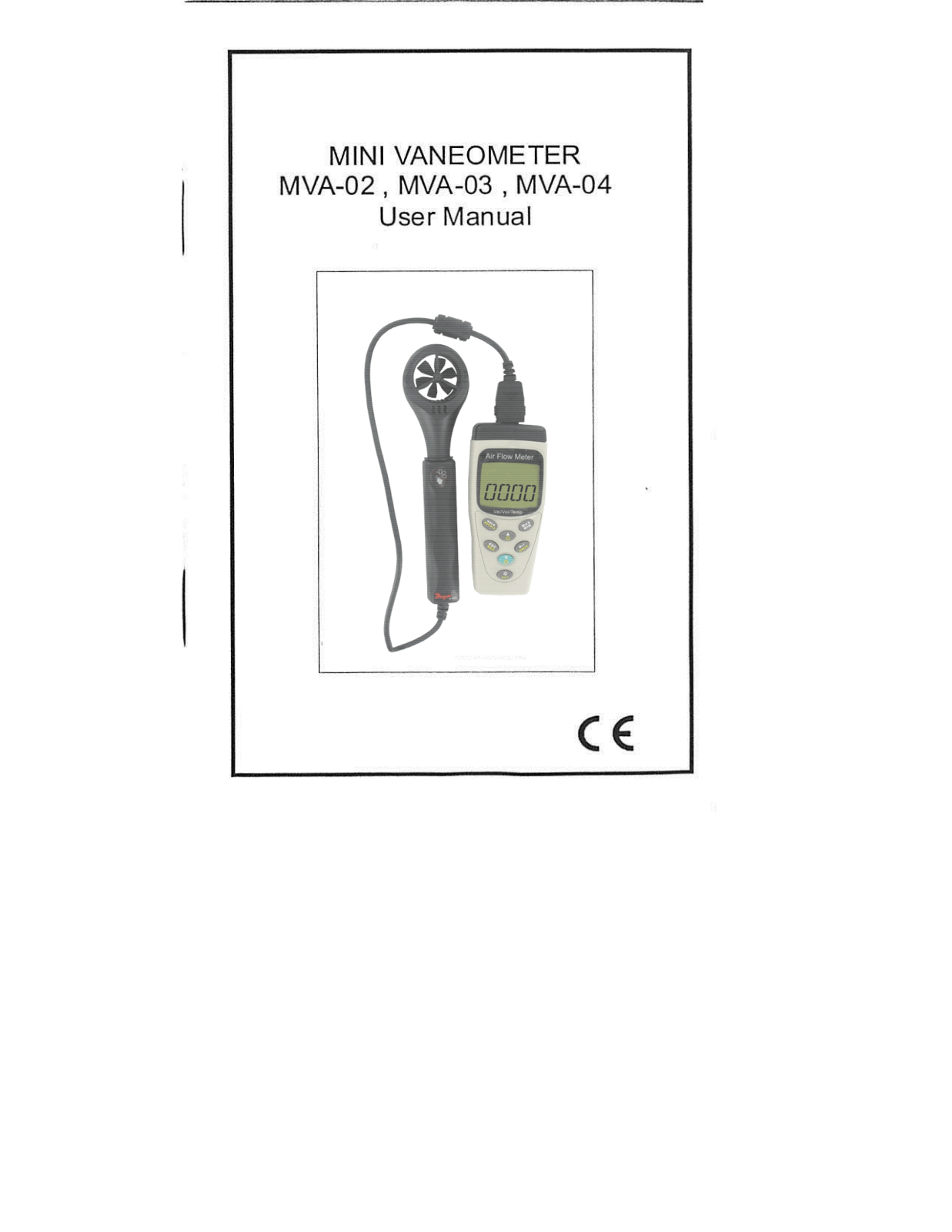 Dwyer Instruments MVA Operating Manual