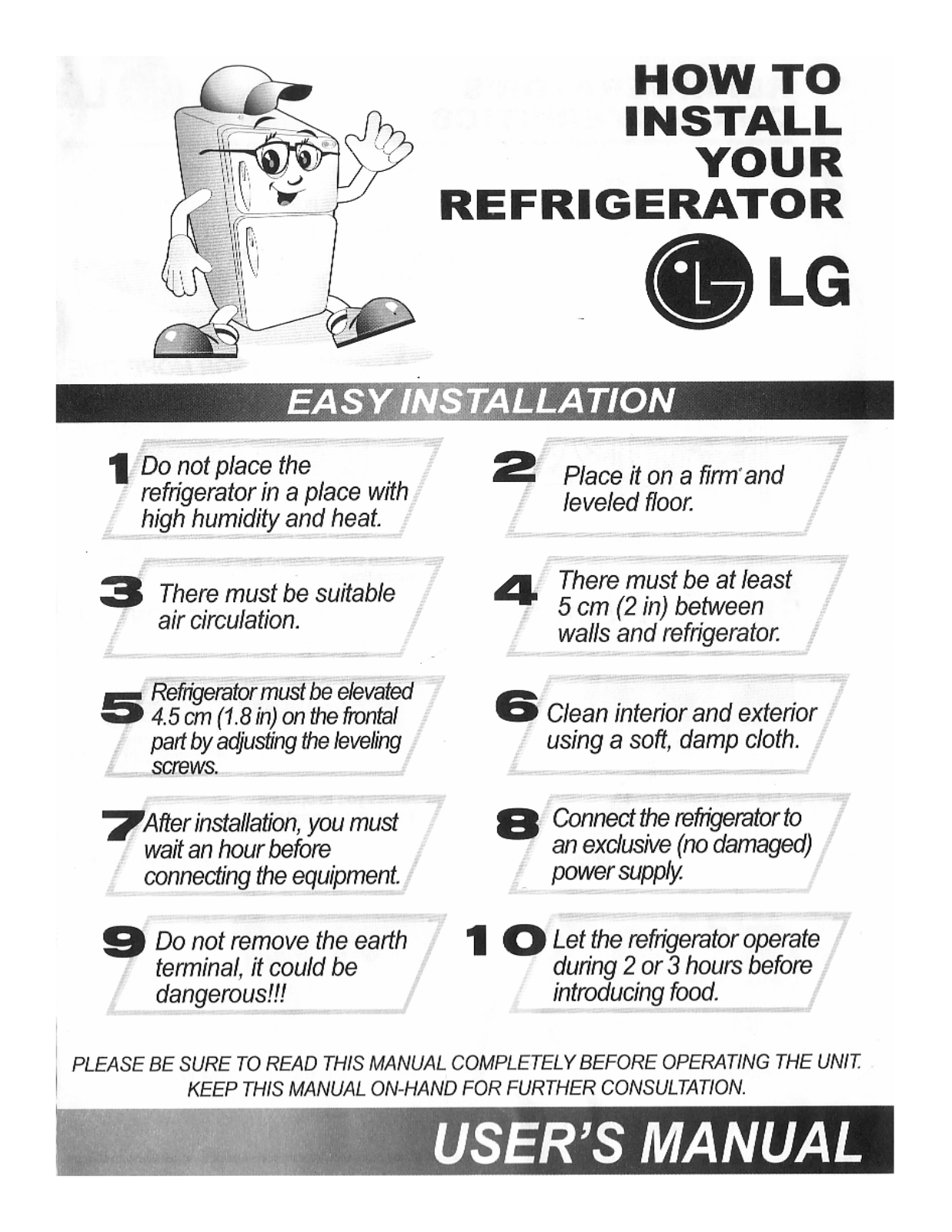 LG GM-302SH Owner's Manual