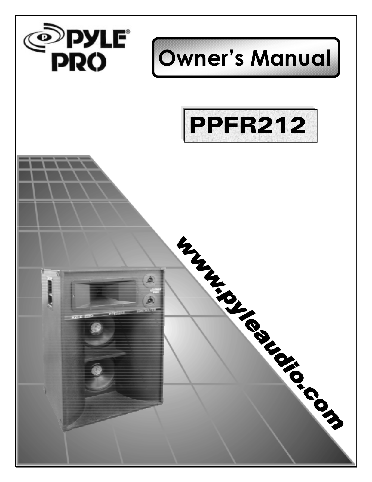 PYLE Audio PPFR212 User Manual