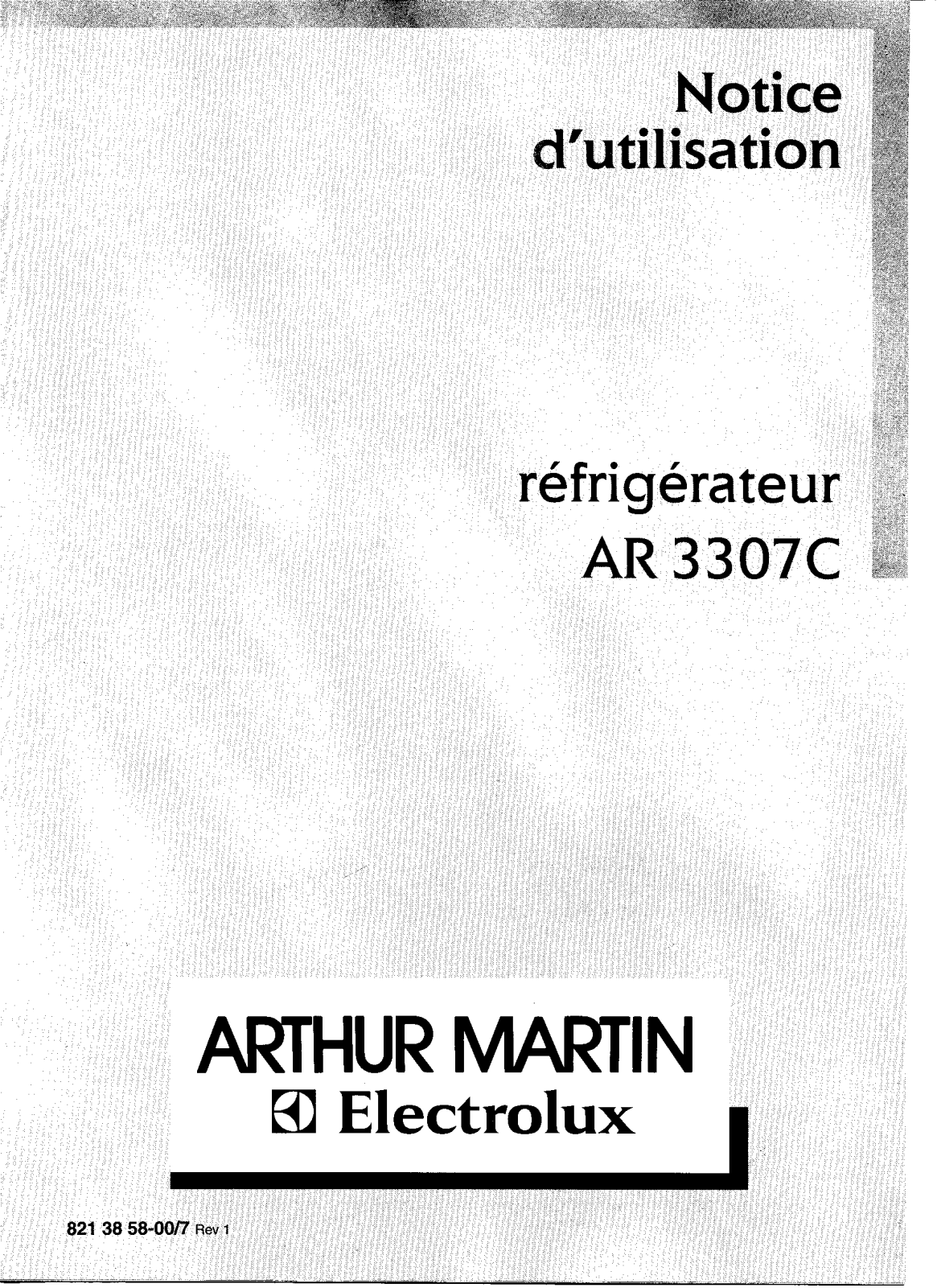 Arthur martin AR3307C User Manual