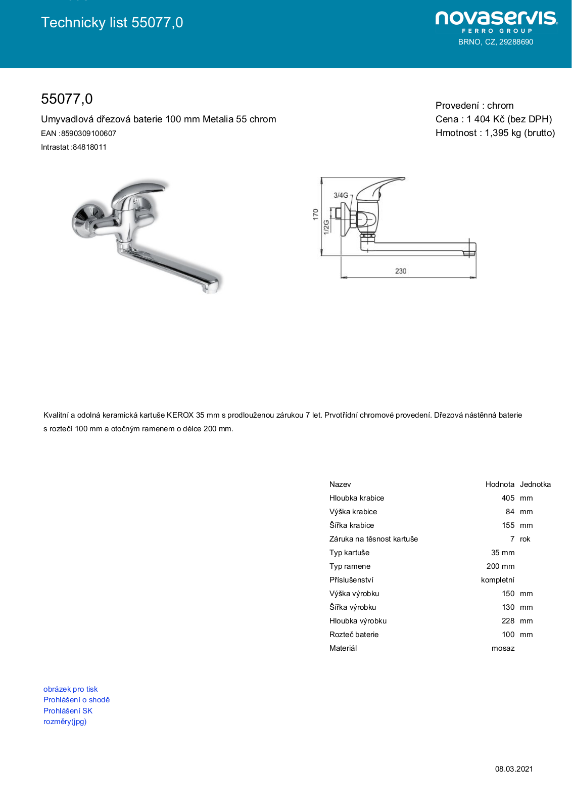 Novaservis 55077.0 User guide - ManualMachine.com