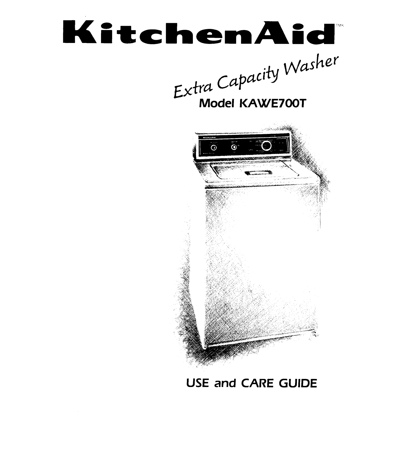 KitchenAid kawe700t User Manual