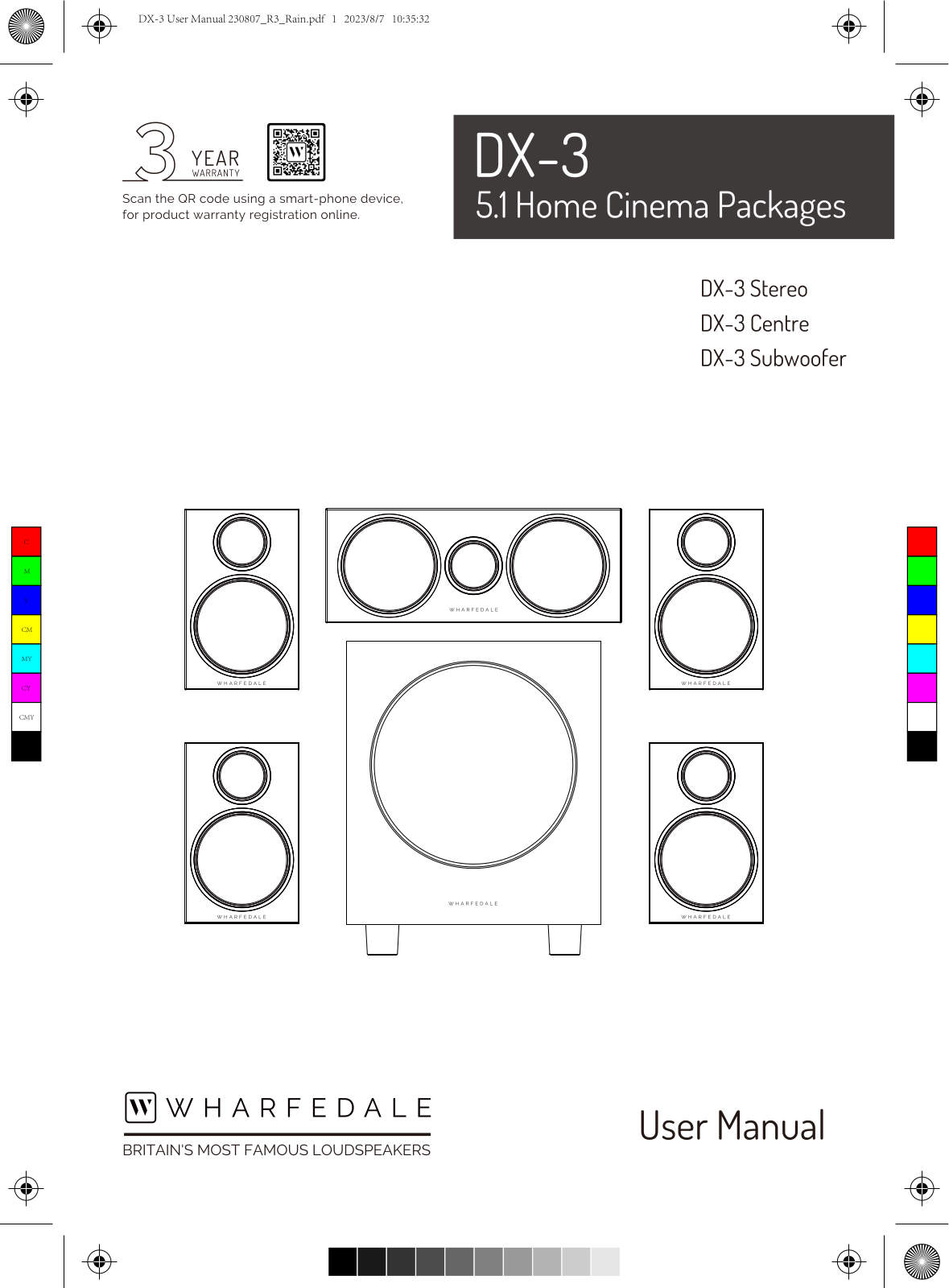 Wharfedale DX-3, DX-3 User guide - ManualMachine.com