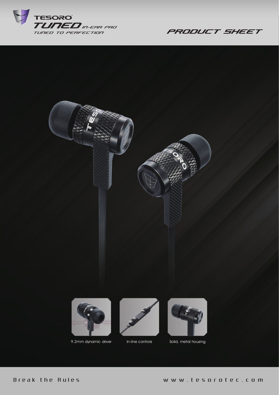 Tesoro Tuned In-Ear Pro User Manual