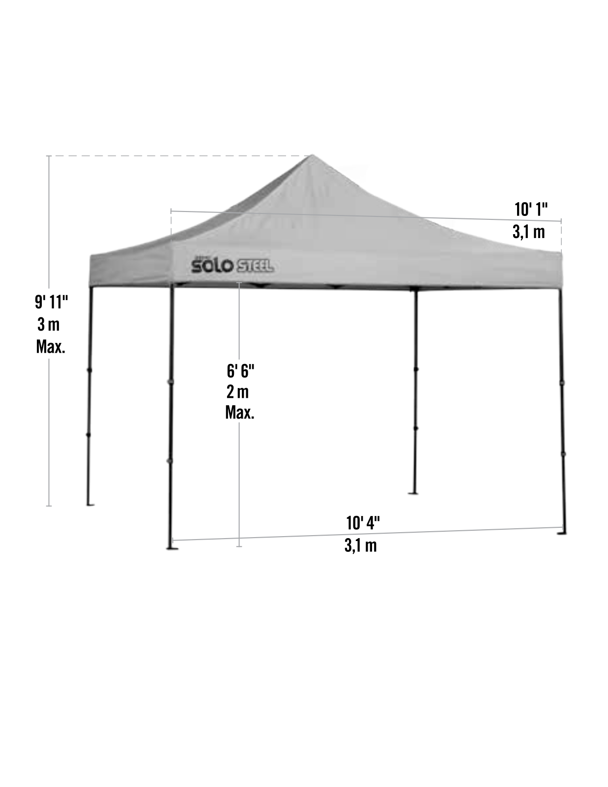 QuikShade ZDZ10040 Dimensions - ManualMachine.com