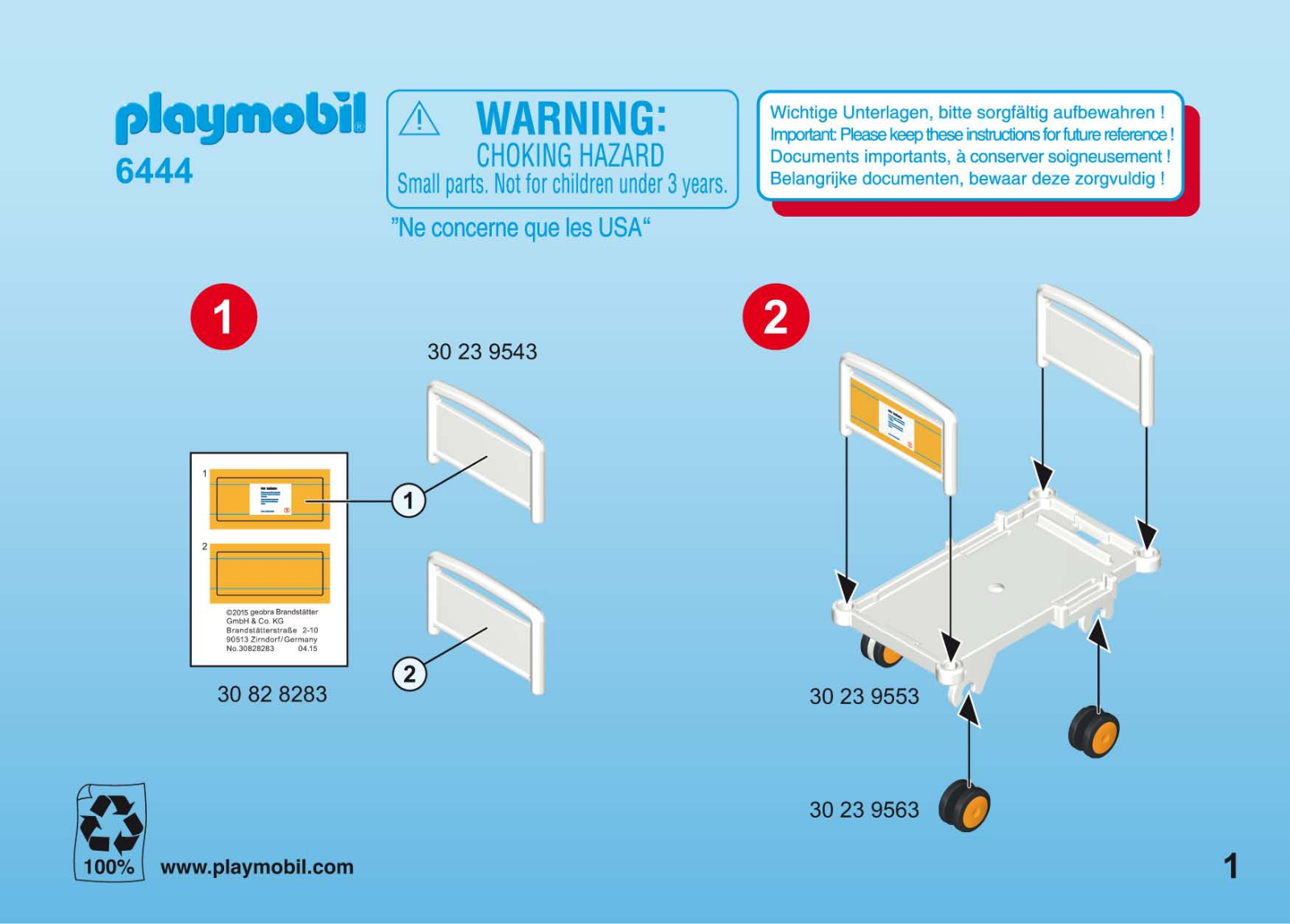 playmobil 6444 Service Manual