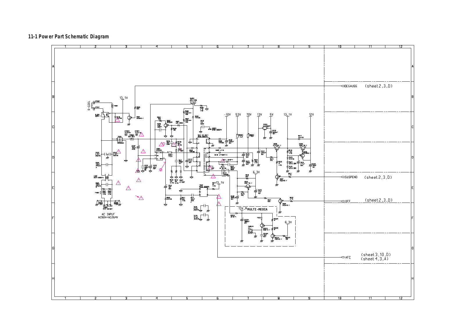 Samsung CX6840W Schematic