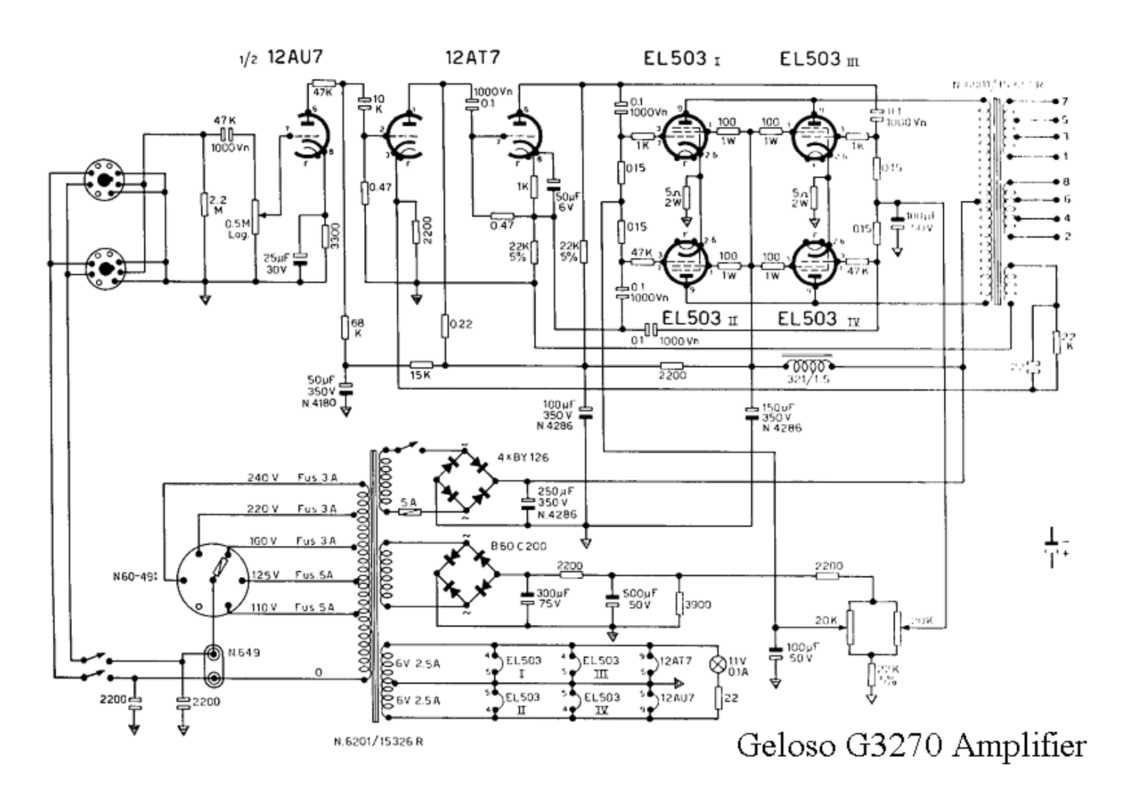 Geloso g3270 schematic