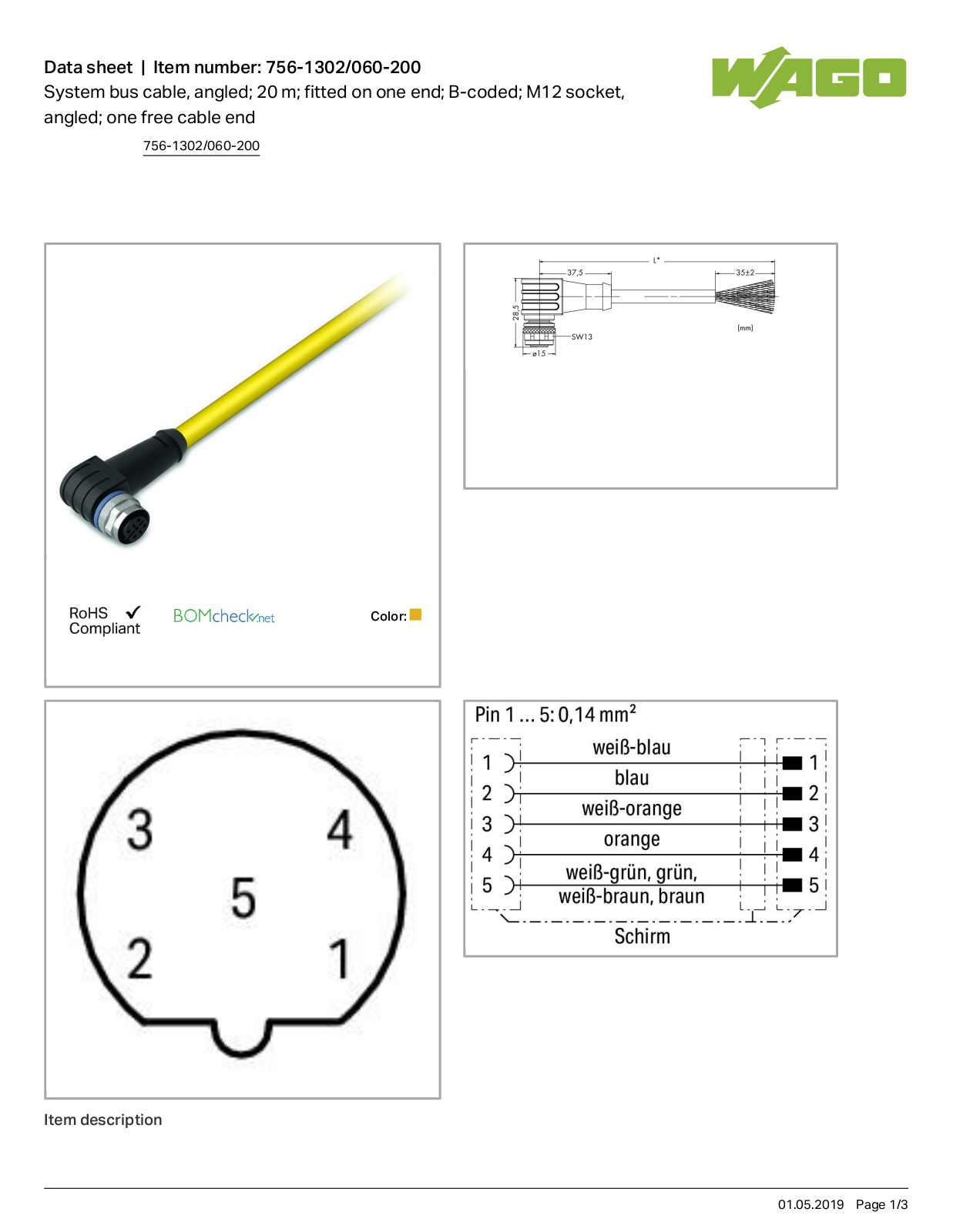 Wago 756-1302/060-200 Data Sheet