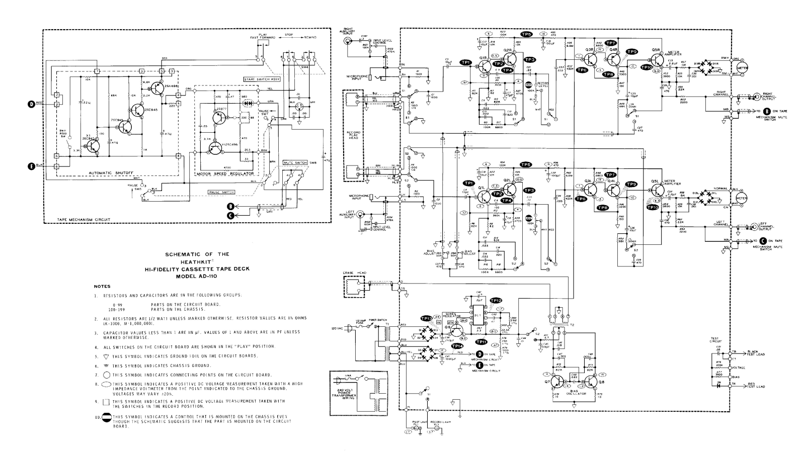 Heathkit AD-110 Schematic