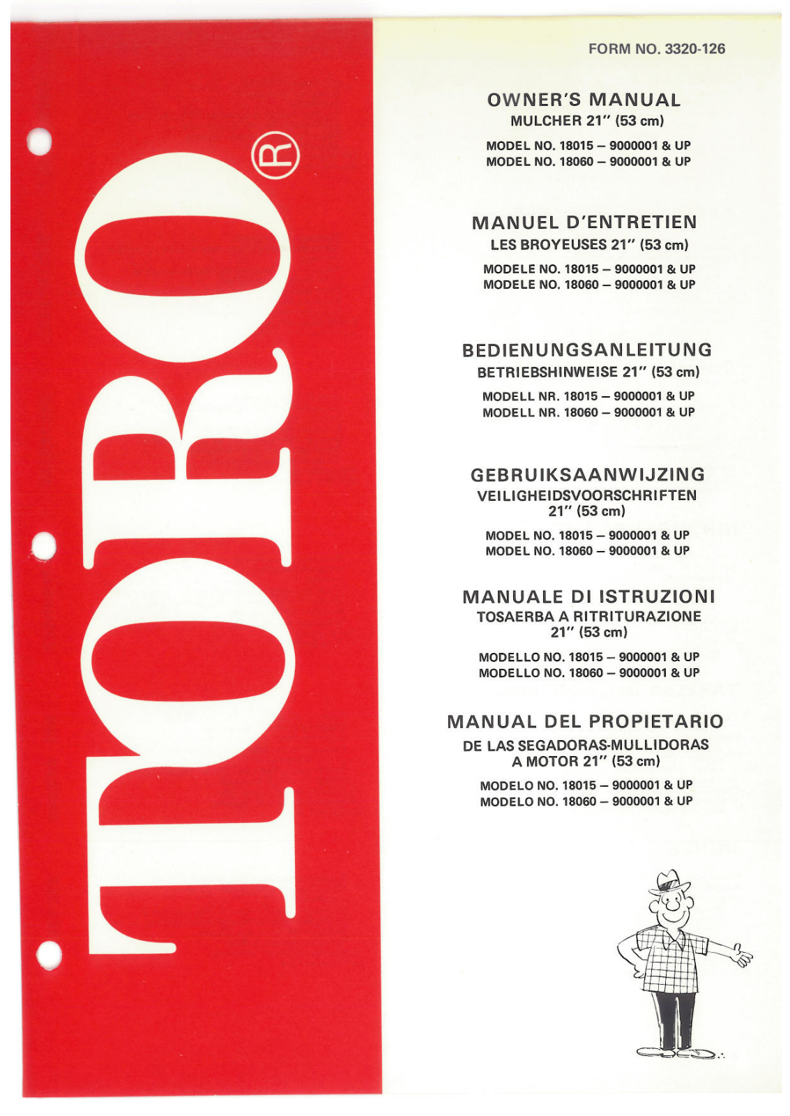 Toro 18015, 18060 Operator's Manual