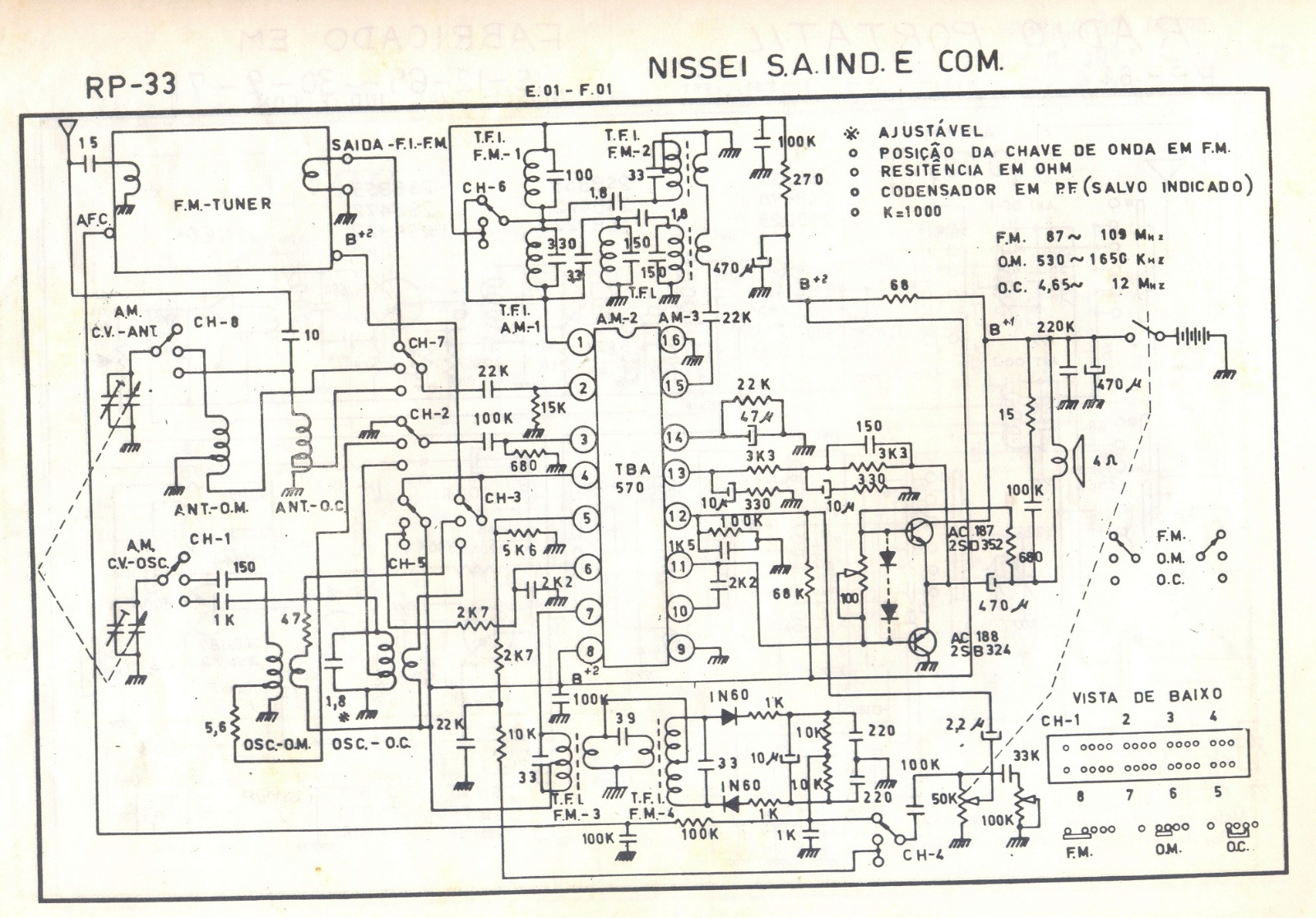 NISSEI RP-33 Schematic