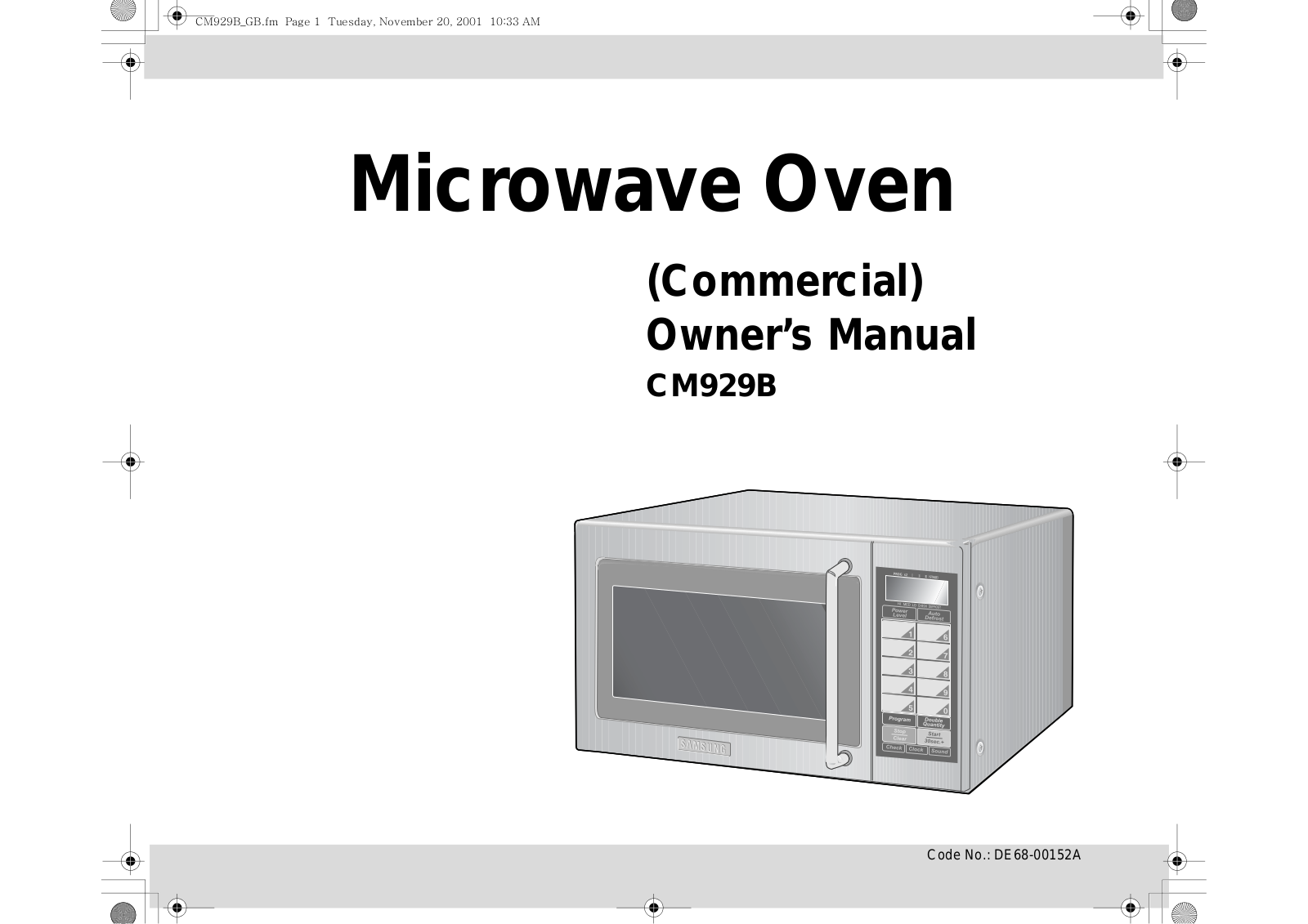 Samsung CM929B User Manual