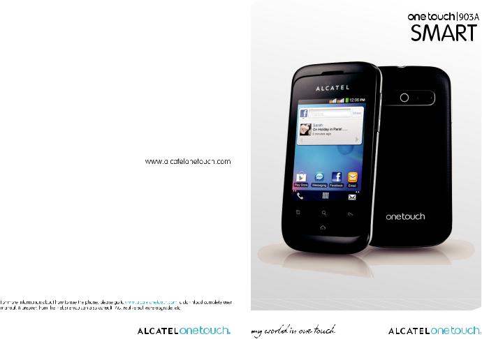 Alcatel One Touch 903A User Manual