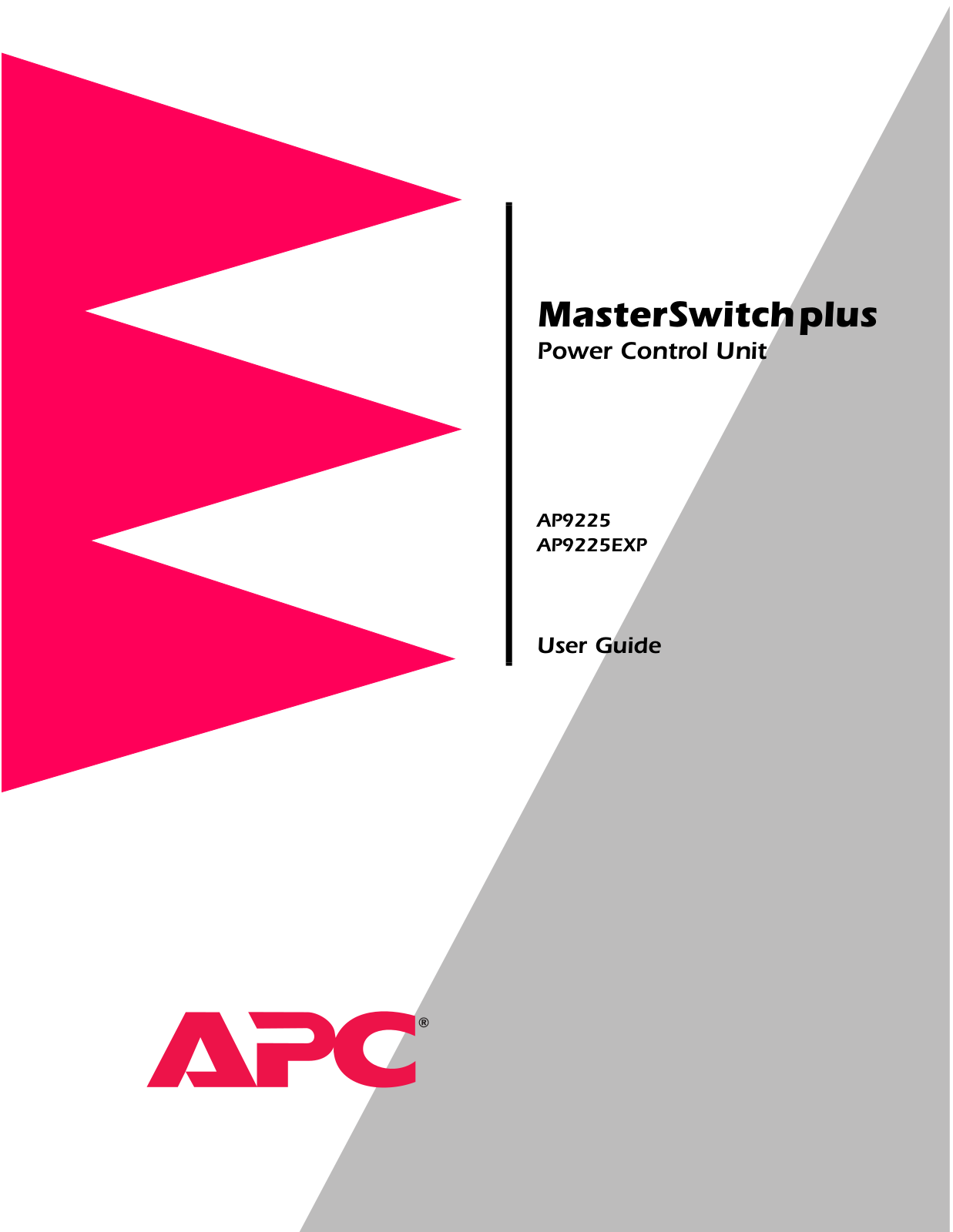 APC AP9225EXP, AP9225 User Manual