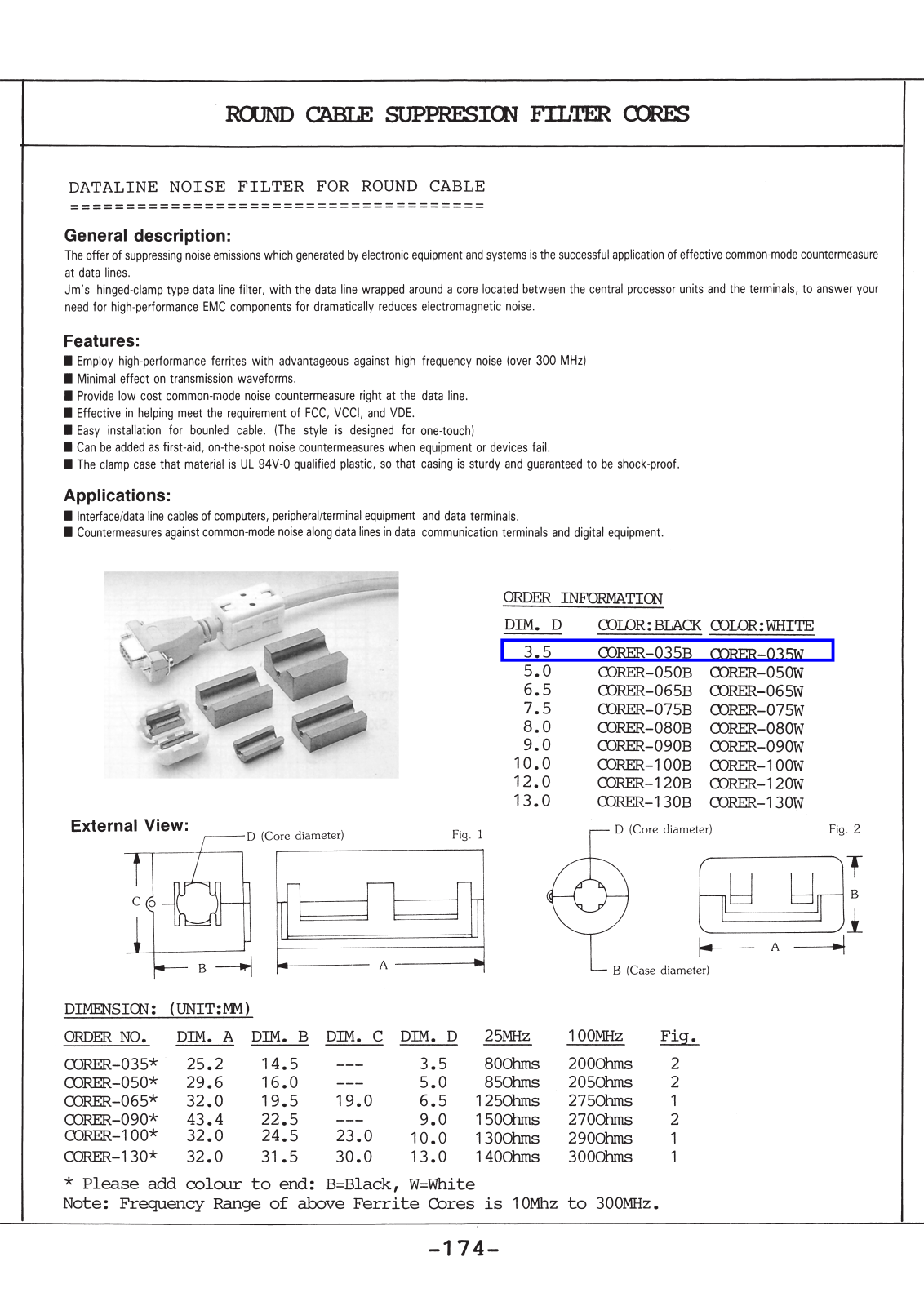 Datasheet FERRITRING 3,5 Datasheet (FREI) - ManualMachine.com