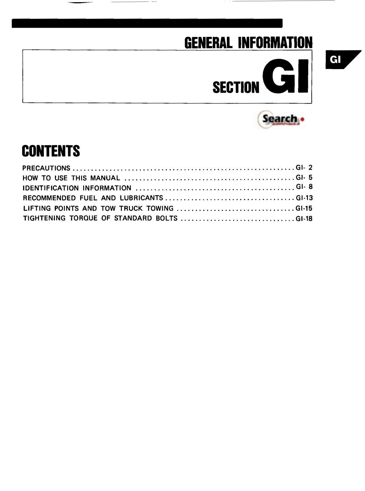 Nissan 300ZX 1988 User Manual