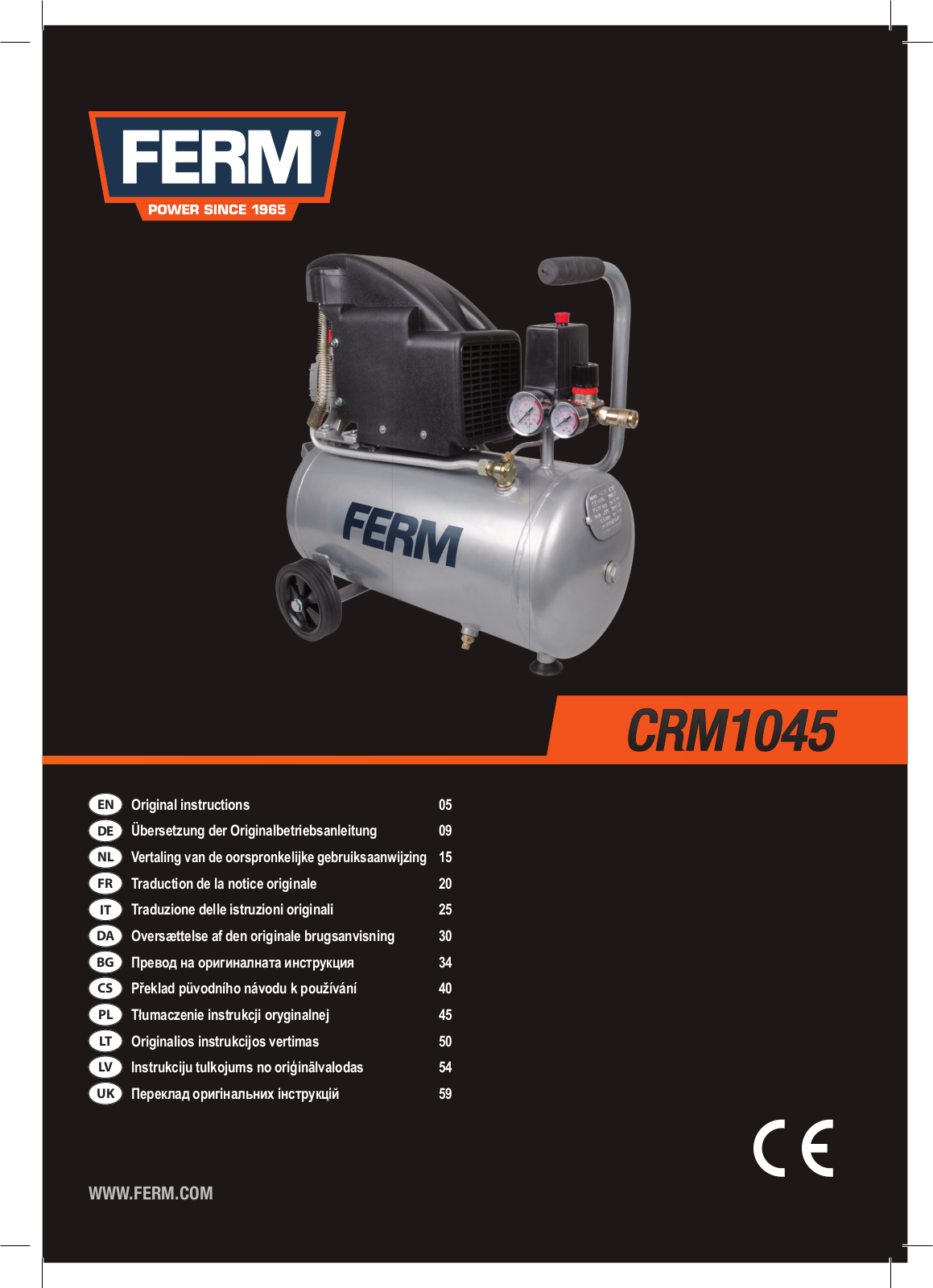 Ferm CRM1045 User guide