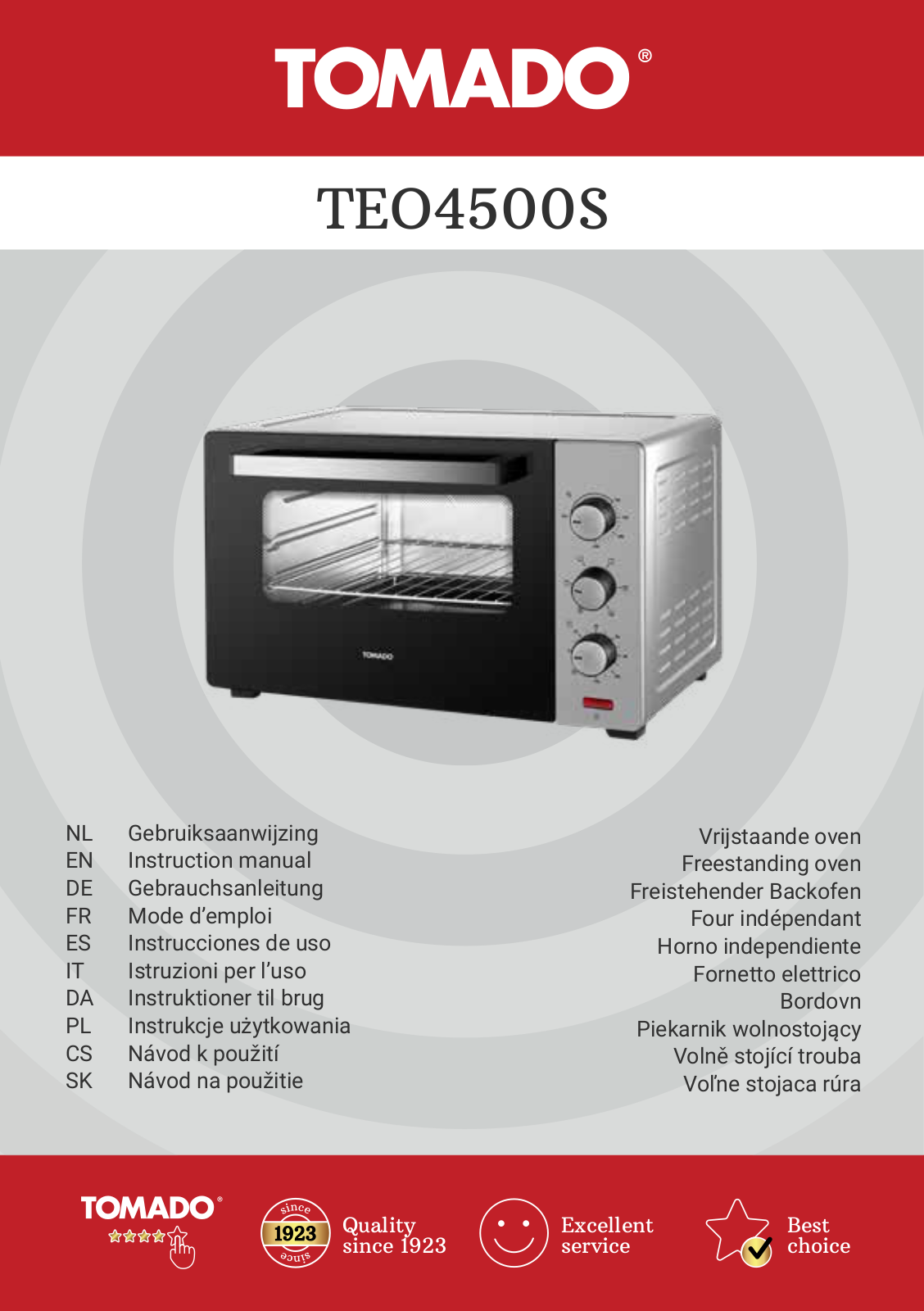 Tomado TEO4500S User guide - ManualMachine.com
